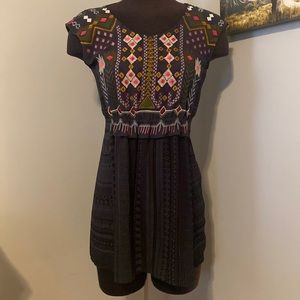 Anthropologie One September embroidered tunic